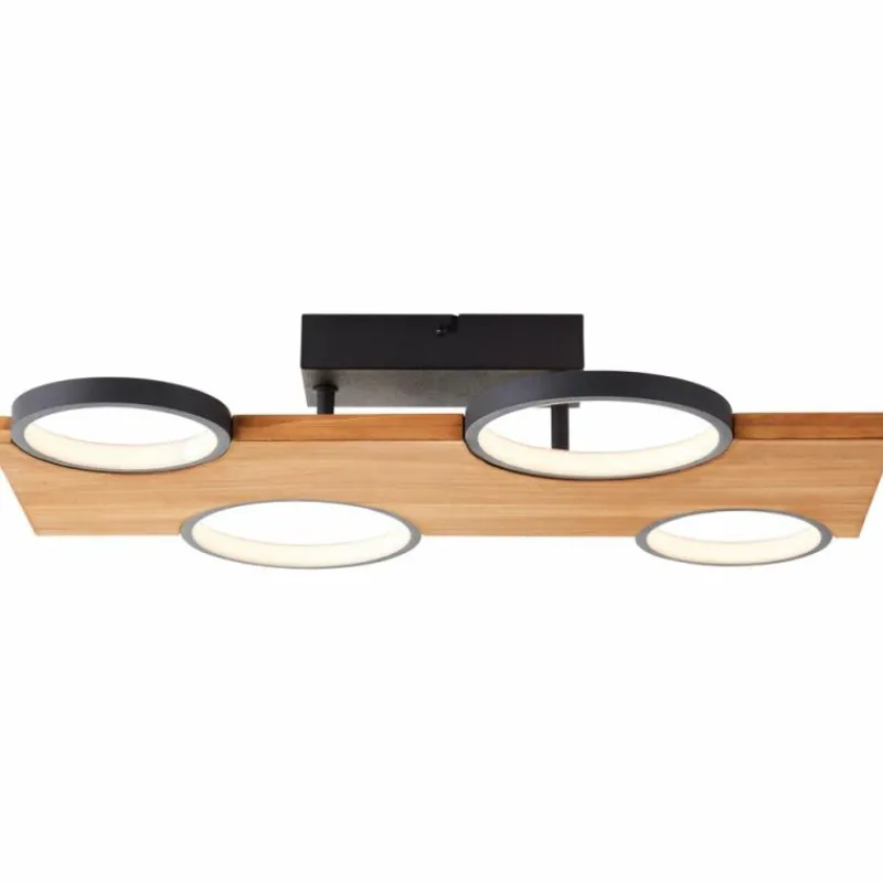 Luminaires Scandinaves-Luminaires Brilliant Plafonnier Brilliant Cheesy LED Noir, 1 lumière