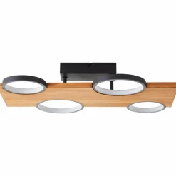 Luminaires Scandinaves-Luminaires Brilliant Plafonnier Brilliant Cheesy LED Noir, 1 lumière