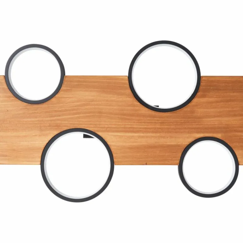 Luminaires Scandinaves-Luminaires Brilliant Plafonnier Brilliant Cheesy LED Noir, 1 lumière