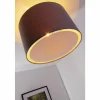 Lampes En Tissu-Luminaires Brilliant Plafonnier Brilliant Clarie Acier inoxydable, 1 lumière