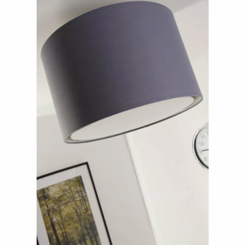 Lampes En Tissu-Luminaires Brilliant Plafonnier Brilliant Clarie Acier inoxydable, 1 lumière