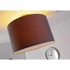 Lampes En Tissu-Luminaires Brilliant Plafonnier Brilliant Clarie Acier inoxydable, 1 lumière