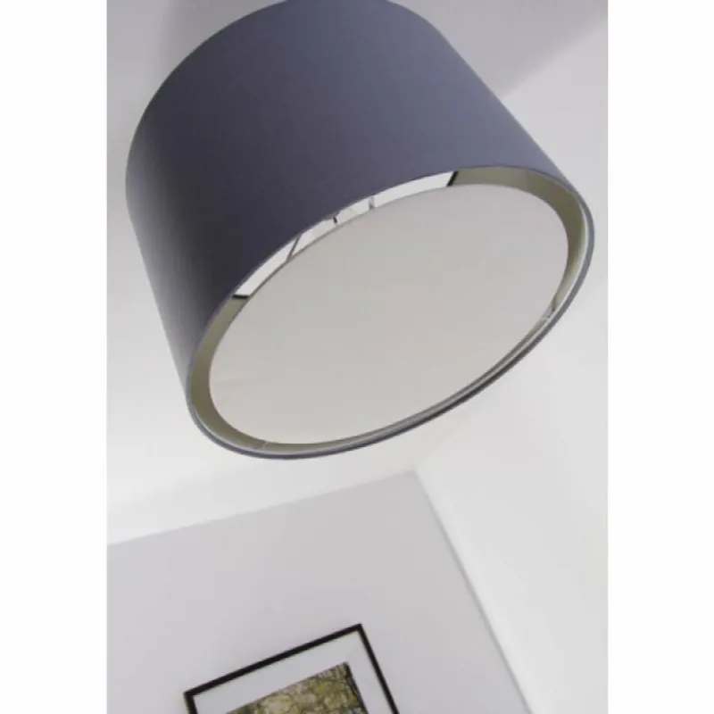 Lampes En Tissu-Luminaires Brilliant Plafonnier Brilliant Clarie Acier inoxydable, 1 lumière