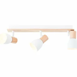 Luminaires Rustiques-Luminaires Brilliant Plafonnier Brilliant Daintree Écru, Blanc, 3 lumières