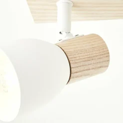 Luminaires Scandinaves-Luminaires Brilliant Plafonnier Brilliant Daintree Écru, Blanc, 4 lumières