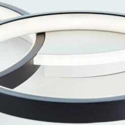 Lampes Industrielles-Luminaires Brilliant Plafonnier Brilliant Davinson LED Blanc, 1 lumière