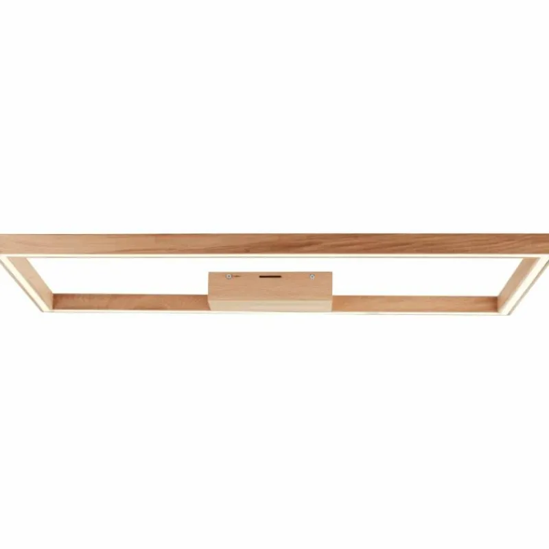 Luminaires Rustiques-Luminaires Brilliant Plafonnier Brilliant Delgrosso LED Bois clair, 1 lumière