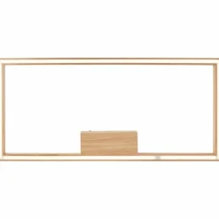 Luminaires Rustiques-Luminaires Brilliant Plafonnier Brilliant Delgrosso LED Bois clair, 1 lumière