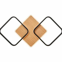 Luminaires Scandinaves-Luminaires Brilliant Plafonnier Brilliant Dennet LED Brun, Noir, 1 lumière