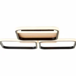 Luminaires Scandinaves-Luminaires Brilliant Plafonnier Brilliant Dennet LED Brun, Noir, 1 lumière