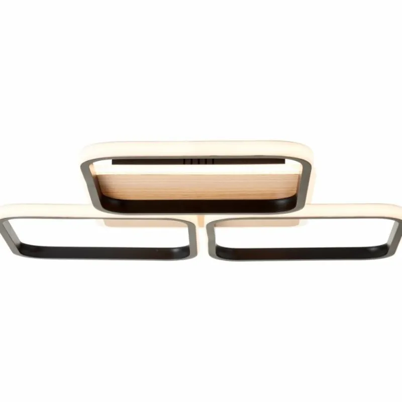 Luminaires Scandinaves-Luminaires Brilliant Plafonnier Brilliant Dennet LED Brun, Noir, 1 lumière