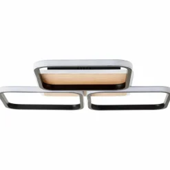 Luminaires Scandinaves-Luminaires Brilliant Plafonnier Brilliant Dennet LED Brun, Noir, 1 lumière