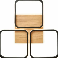 Luminaires Scandinaves-Luminaires Brilliant Plafonnier Brilliant Dennet LED Brun, Noir, 1 lumière