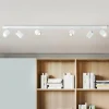 Luminaires Brilliant Plafonnier Brilliant Different Blanc, 6 lumières* Plafonniers