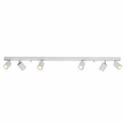 Luminaires Brilliant Plafonnier Brilliant Different Blanc, 6 lumières* Plafonniers