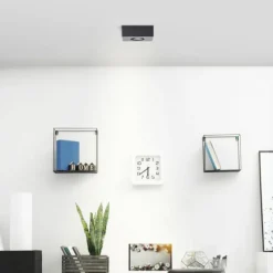 Luminaires Brilliant Plafonnier Brilliant Doro LED Noir, 1 lumière* Éclairage Led