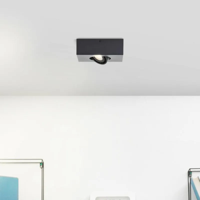 Luminaires Brilliant Plafonnier Brilliant Doro LED Noir, 1 lumière* Éclairage Led