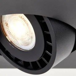 Luminaires Brilliant Plafonnier Brilliant Doro LED Noir, 1 lumière* Éclairage Led