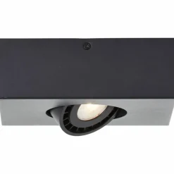 Luminaires Brilliant Plafonnier Brilliant Doro LED Noir, 1 lumière* Éclairage Led