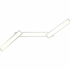 Luminaires Brilliant Plafonnier Brilliant Entrance LED Aluminium, Blanc, 1 lumière* Éclairage Led