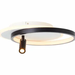 Luminaires Brilliant Plafonnier Brilliant Eunomia LED Noir, Blanc, 1 lumière* Éclairage Led