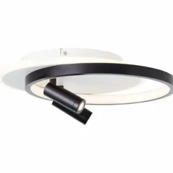 Luminaires Brilliant Plafonnier Brilliant Eunomia LED Noir, Blanc, 1 lumière* Éclairage Led