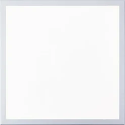 Luminaires Brilliant Plafonnier Brilliant Flat LED Argenté, 1 lumière, Télécommandes* Éclairage Led