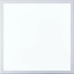 Luminaires Brilliant Plafonnier Brilliant Flat LED Argenté, 1 lumière, Télécommandes* Éclairage Led