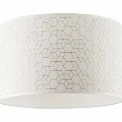Lampes En Tissu-Luminaires Brilliant Plafonnier Brilliant Galance Blanc, 1 lumière
