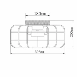 Luminaires Scandinaves-Luminaires Brilliant Plafonnier Brilliant Gwen Bois foncé, 2 lumières