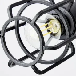 Luminaires Scandinaves-Luminaires Brilliant Plafonnier Brilliant Gwen Bois foncé, 3 lumières