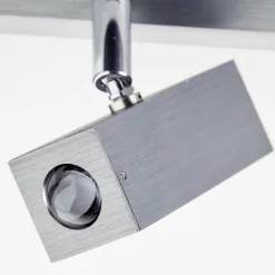 Luminaires Brilliant Plafonnier Brilliant Howle LED Aluminium, Noir, 2 lumières* Spots Et Projecteurs