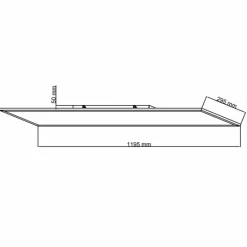 Luminaires Brilliant Plafonnier Brilliant Jacinda LED Noir, 1 lumière, Télécommandes* Éclairage Led