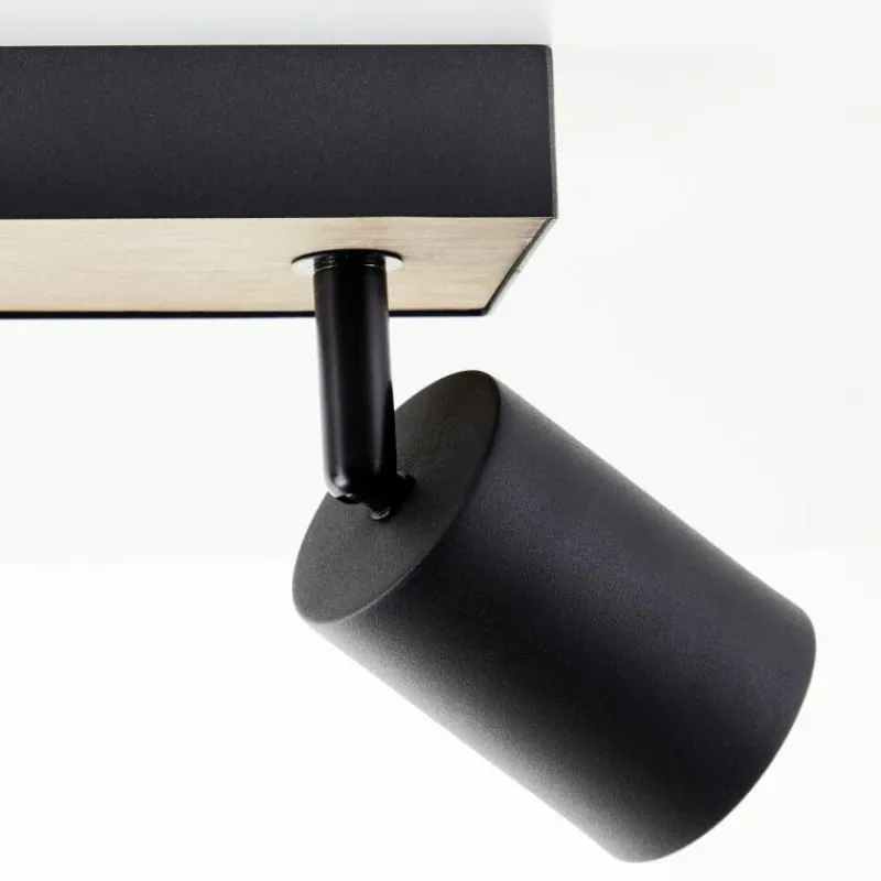 Luminaires Scandinaves-Luminaires Brilliant Plafonnier Brilliant Jello Wood Écru, Noir, 2 lumières