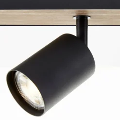 Luminaires Scandinaves-Luminaires Brilliant Plafonnier Brilliant Jello Wood Écru, Noir, 4 lumières