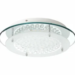 Luminaires Brilliant Plafonnier Brilliant Jolene Chrome, 1 lumière, Télécommandes