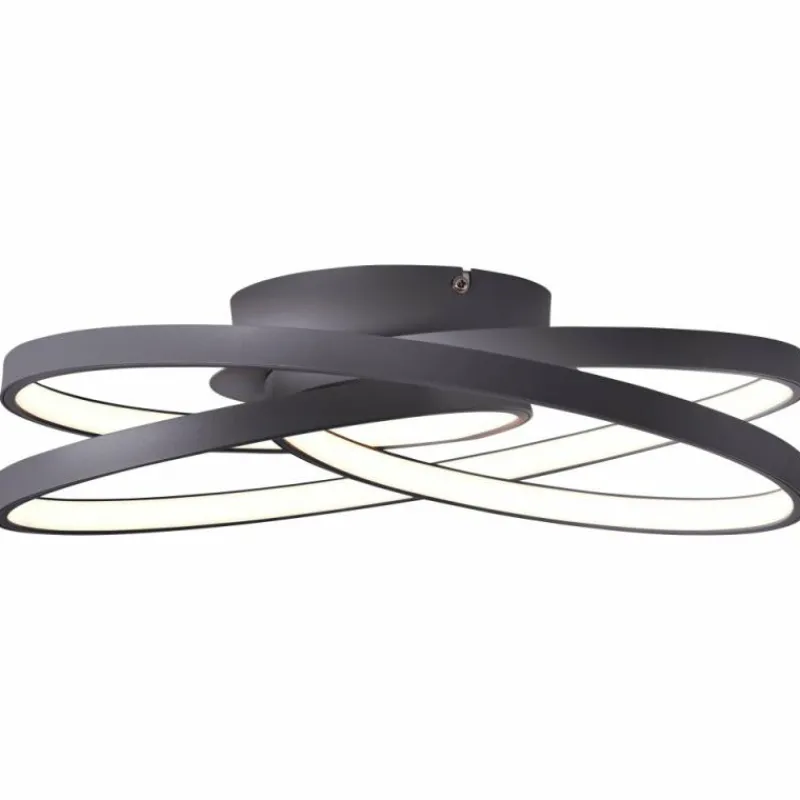 Luminaires Brilliant Plafonnier Brilliant Labyrinth LED Noir, 1 lumière* Éclairage Led