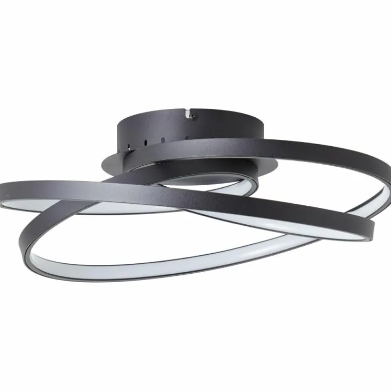 Luminaires Brilliant Plafonnier Brilliant Labyrinth LED Noir, 1 lumière* Éclairage Led