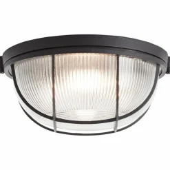 Luminaires Brilliant Plafonnier Brilliant Lauren Noir, 1 lumière