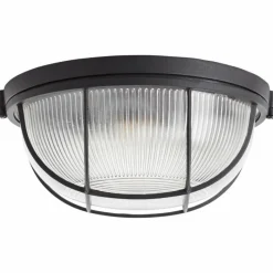 Luminaires Brilliant Plafonnier Brilliant Lauren Noir, 1 lumière