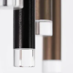 Luminaires Brilliant Plafonnier Brilliant Living Cembalo LED Brun, 12 lumières* Éclairage Led