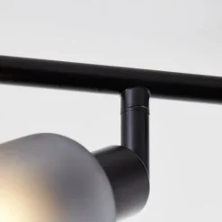 Luminaires Brilliant Plafonnier Brilliant Loralie Noir, 4 lumières