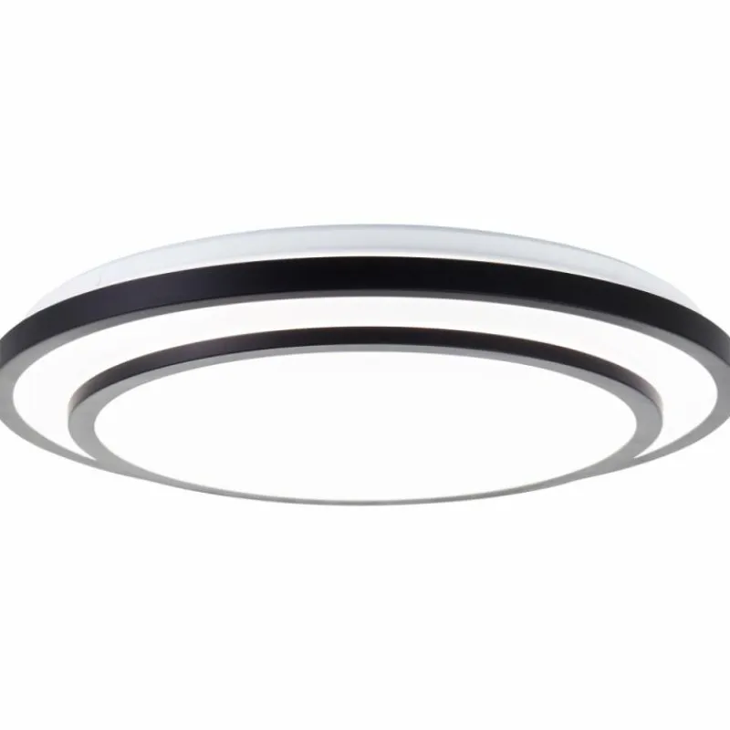 Luminaires Brilliant Plafonnier Brilliant Luciano LED Blanc, 1 lumière, Télécommandes* Éclairage Led