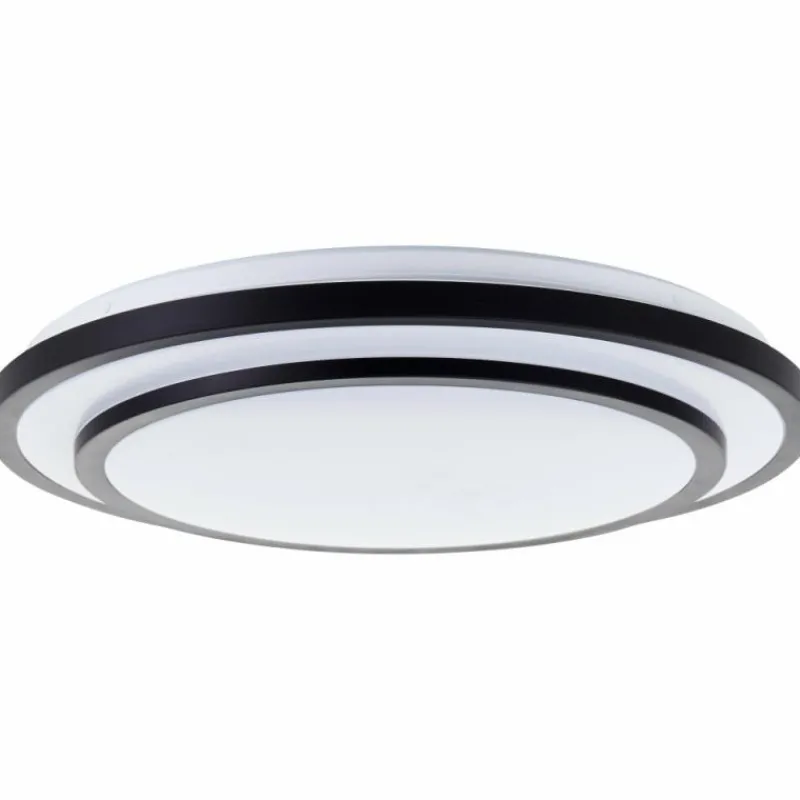 Luminaires Brilliant Plafonnier Brilliant Luciano LED Blanc, 1 lumière, Télécommandes* Éclairage Led