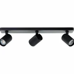 Luminaires Brilliant Plafonnier Brilliant Marty Noir, 3 lumières* Spots Et Projecteurs