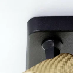 Lampes Dorées-Luminaires Brilliant Plafonnier Brilliant Marty Noir, 4 lumières