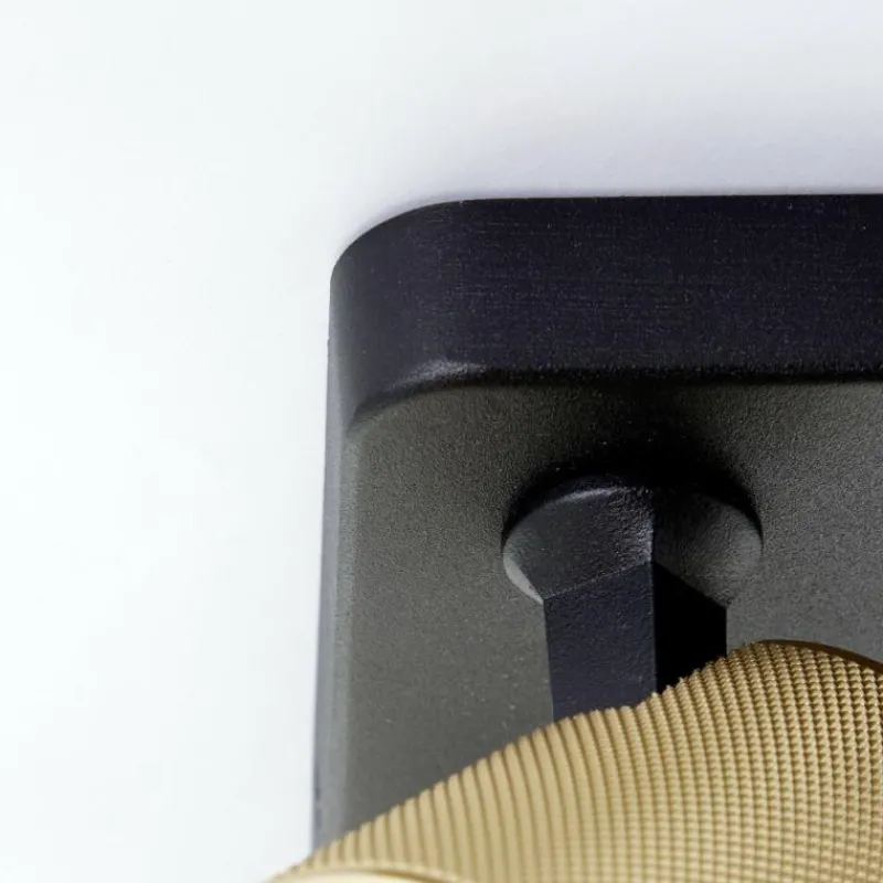 Lampes Dorées-Luminaires Brilliant Plafonnier Brilliant Marty Noir, 4 lumières