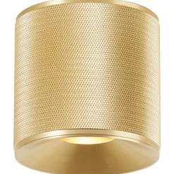 Lampes Dorées-Luminaires Brilliant Plafonnier Brilliant Marty LED Or, 1 lumière