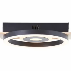 Lampes En Bois-Luminaires Brilliant Plafonnier Brilliant Maureen LED Écru, Noir, Blanc, 1 lumière