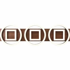 Luminaires Scandinaves-Luminaires Brilliant Plafonnier Brilliant Maureen LED Brun, Noir, 1 lumière